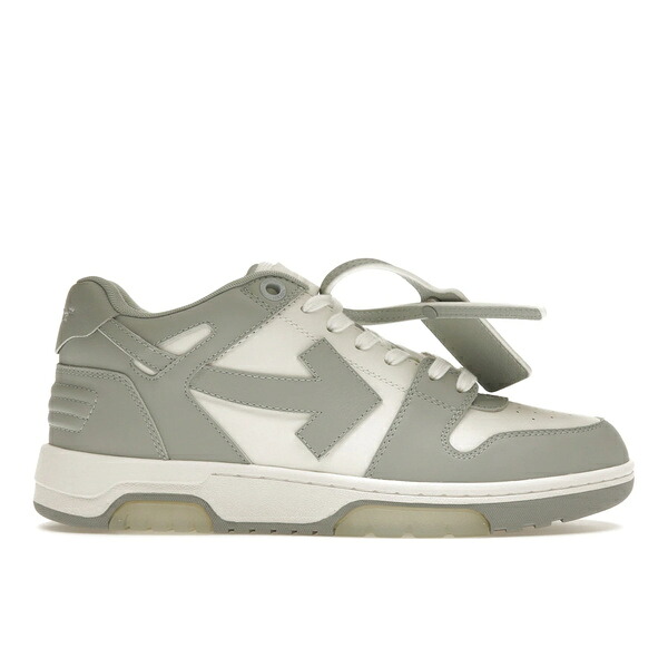 OFF-WHITE オフホワイト メンズ スニーカー 【Off-White Out Of Office Calf Leather White Grey】 サイズ US_6(24.0cm) White/Grey｜asty