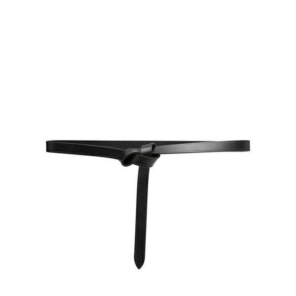 イザ呼びりん マラン レディース 三尺帯 付属物 Kirka leather belt Black