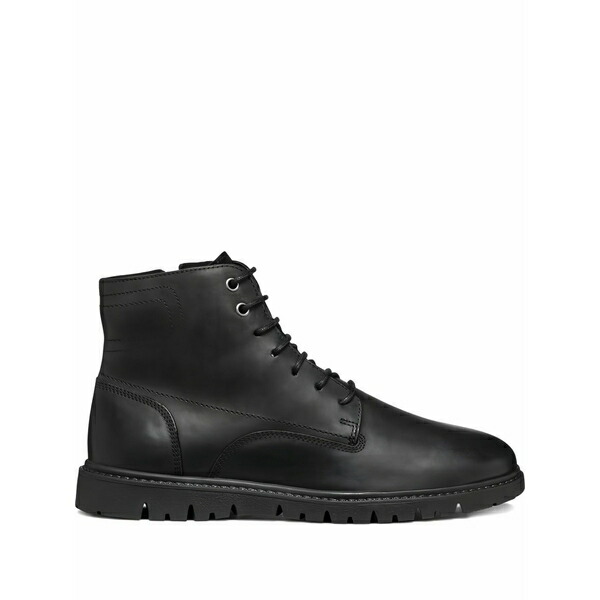 ジェオックス メンズ ブーツ シューズ Ghiacciaio lace-up zip boots Black