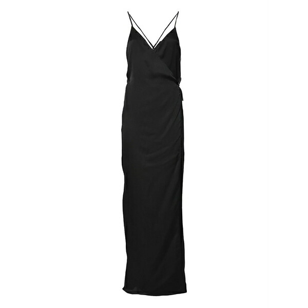 ナインミニッツ レディース 衣裳 トップス V-neck slip dress Black