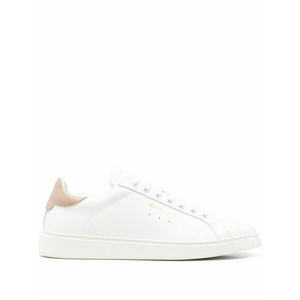 マニュエル リッツ メンズ スニーカー シューズ Leather sneakers White