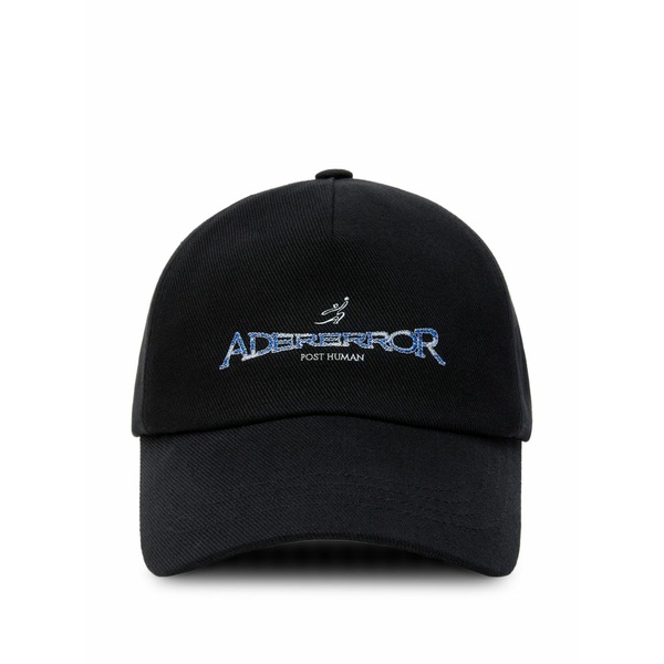 アーダーエラー メンズ かぶり笠 佩び物 Logo-detail baseball cap Black