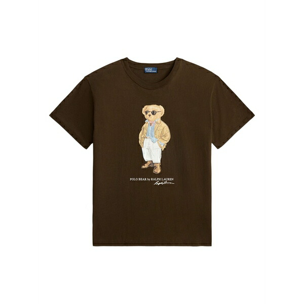 ラルフローレン レディース ティーシャツ トップス Bear print t-shirt Brown