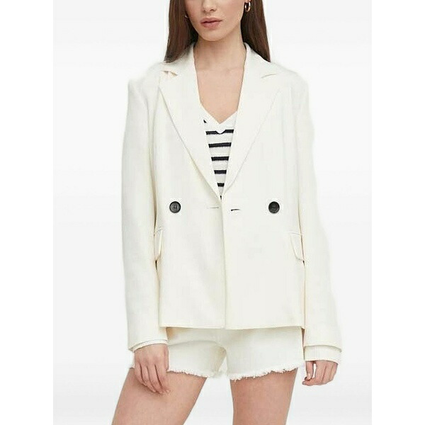 シスレー レディース 上衣＆上衣 アウター Double-breasted blazer White
