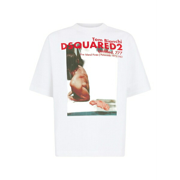 ディースクエアード メンズ ティーシャツ トップス X tom bianchi loose fit t-shirt White