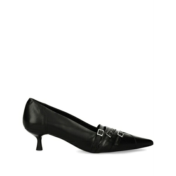 渡り者 レディース パンプス シューズ 47粍 lykke buckle-detail pumps Black