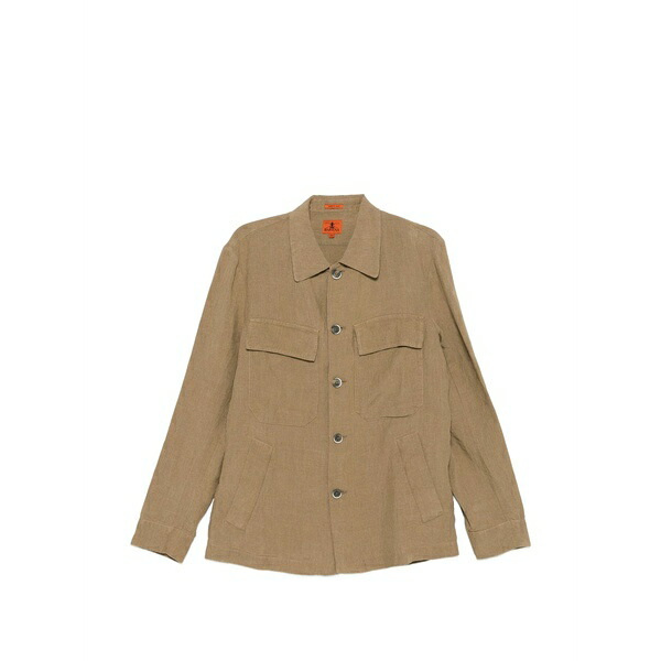 バレナ メンズ 上衣＆上衣 アウター Patch-pocket jacket Neutrals