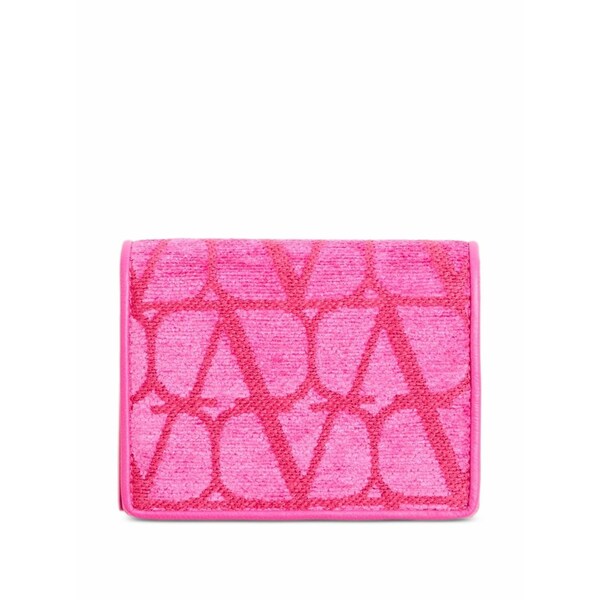 ヴァレンティノ ガラヴァーニ レディース 金入れ 付属物 Small toile iconographe wallet Pink