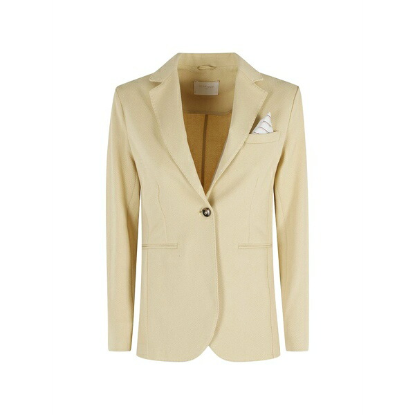 チルコロ1901 レディース 上衣＆上衣 アウター Honeycomb slim blazer Neutrals