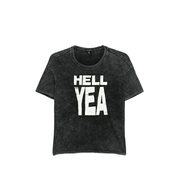 アールサーティーン レディース ティーシャツ トップス Relaxed-fit t-shirt Grey