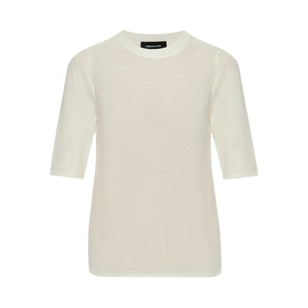 ファビアナ フィリッピ レディース ティーシャツ トップス Sequin-detail t-shirt Neutrals