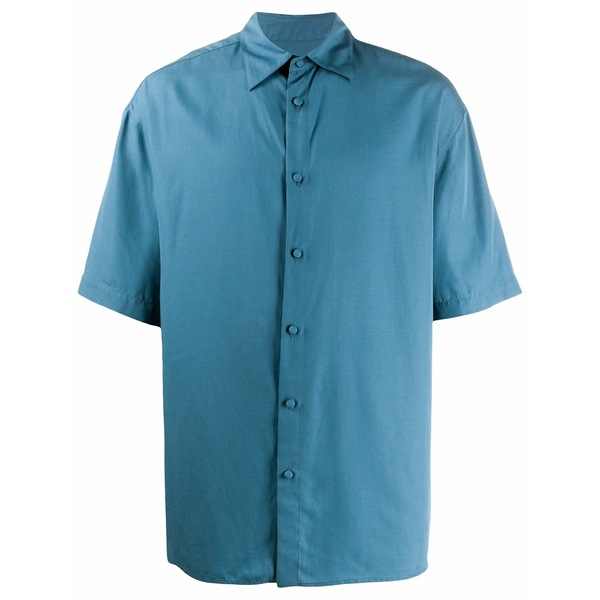 ヴァレンティノ ガラヴァーニ メンズ ティーシャツ トップス Short-sleeved oversized shirt Blue
