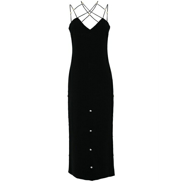 スティーヌ・ゴヤ レディース ワンピース トップス Christabel v-neck maxi dress Black｜asty