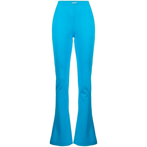 象牙色 レディース レギンス ボトムス Sleek side-split leggings Blue