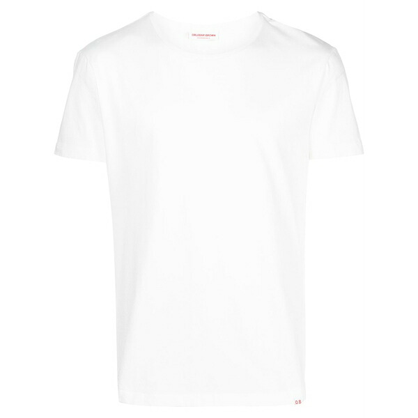 オールバー ブラウン メンズ Tシャツ トップス Ob-t cotton t-shirt White|asty