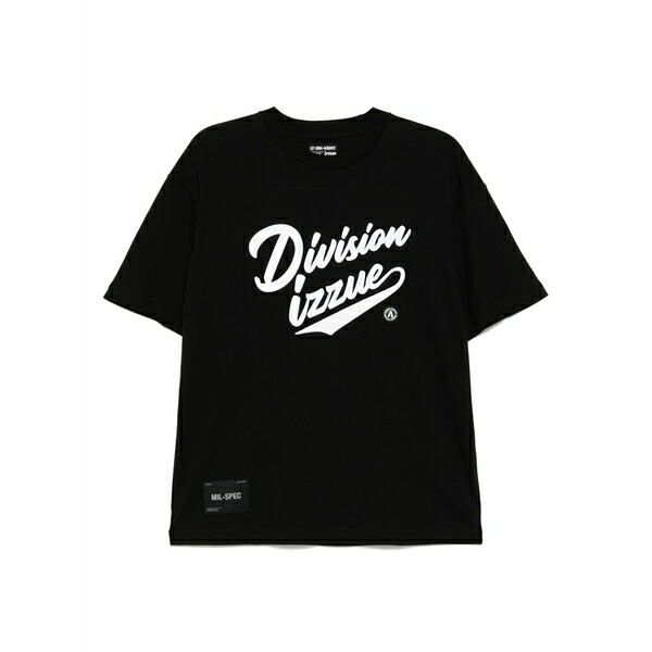 イズエ メンズ ティーシャツ トップス Logo-printed t-shirt Black
