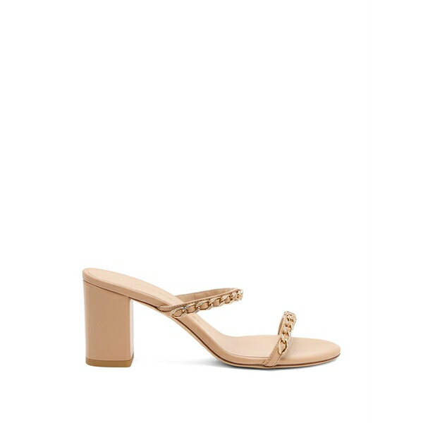 スチュアート ワイツマン レディース サンダル シューズ Soluxe crystal-chain strap sandals Neutrals