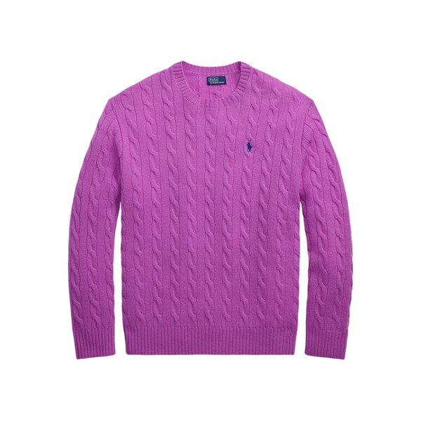 ラルフローレン レディース 編み物\u0026スウェーター アウター Cable-knit sweater Purple