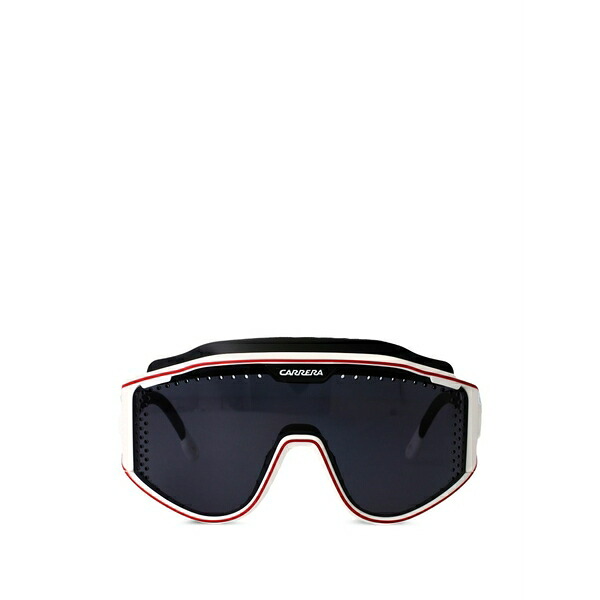 カレーナ メンズ サングラス・アイウェア アクセサリー Transforma shield-frame sunglasses White|asty