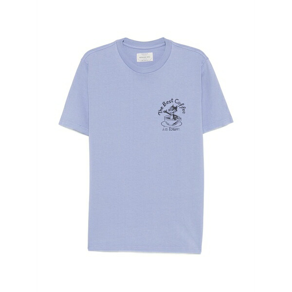 洋弓エリー メンズ プルオーバー トップス Graphic-print t-shirt Purple
