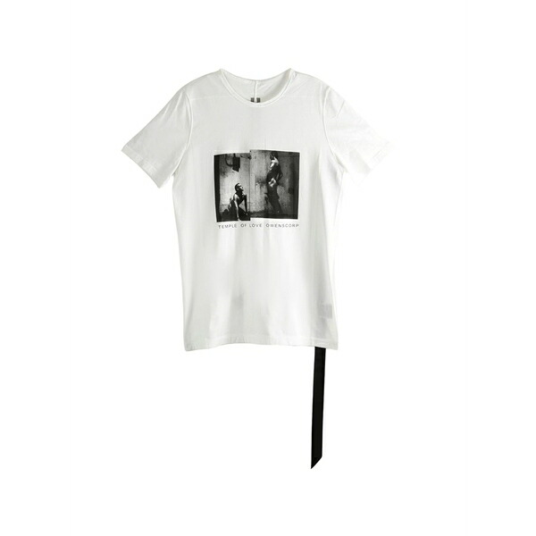 リックオウエンス メンズ プルオーバー トップス Graphic t-shirt White