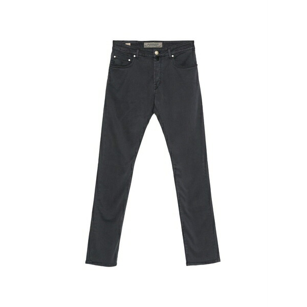 お手々爪 メンズ 心地よいズボン下 ボトムス Ravello slim-fit trousers Blue