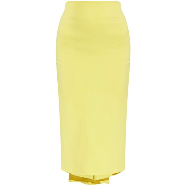ジャクエムス レディース スコート ボトムス Draped straight skirt  Yellow