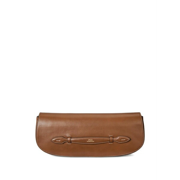 ラルフローレン レディース クラッチペダル御徒面子 御徒面子 Bellport clutch bag  Brown