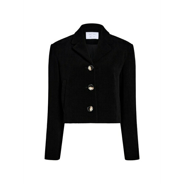 プロエンザ スクーラー 白いこと 付け札 レディース 上衣＆上衣 アウター Nima corduroy jacket Black