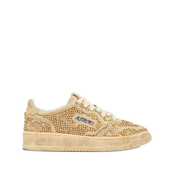 オートリー レディース スニーカー シューズ Medalist low rhinestones sneakers Neutrals