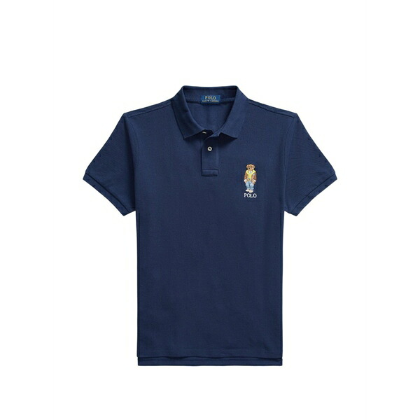 ラルフローレン メンズ スポーツシャツ トップス Logo-embroidered polo shirt Blue