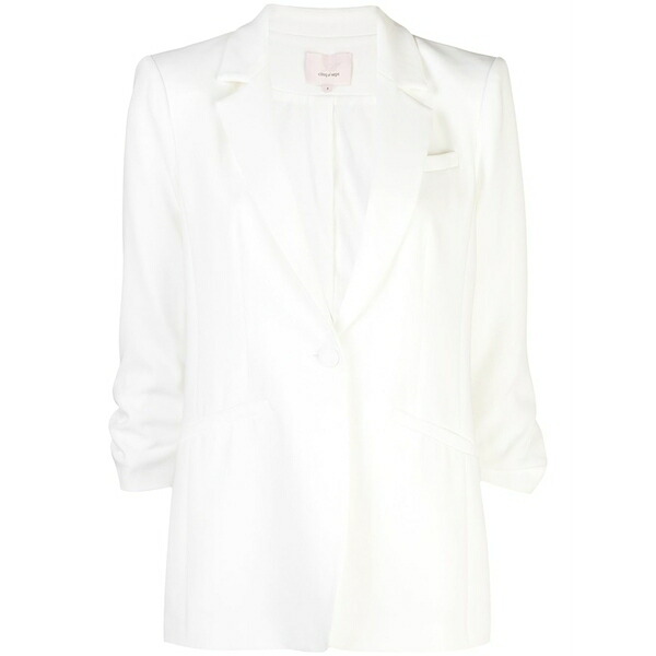 サンクアセプト レディース 上衣＆上衣 アウター Crepe khloe blazer White