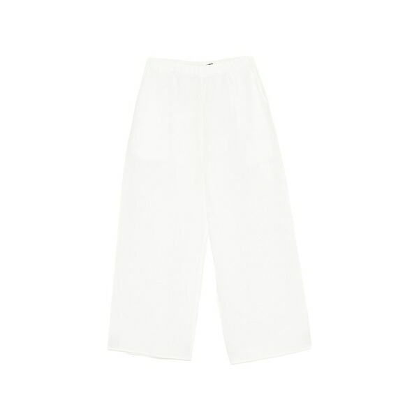 ソフィードール レディース 心地よいズボン下 ボトムス Pavon wide-leg trousers White