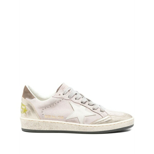ゴールデングース レディース スニーカー シューズ Suede low-top sneakers Pink