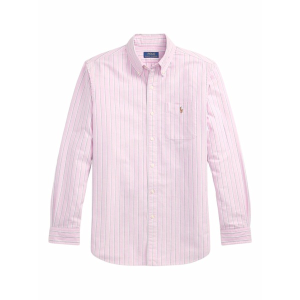 ラルフローレン メンズ プルオーバー トップス Striped oxford shirt Pink
