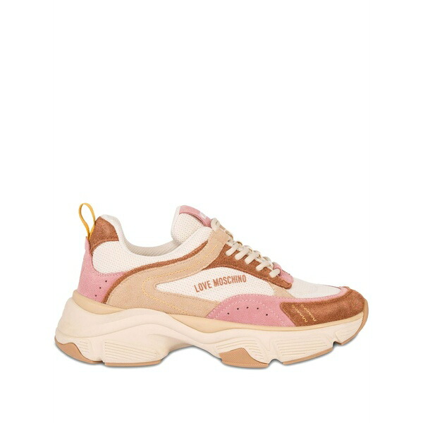 優しいこと モスキーノ レディース スニーカー シューズ Heart appliqu￡ sneakers Neutrals