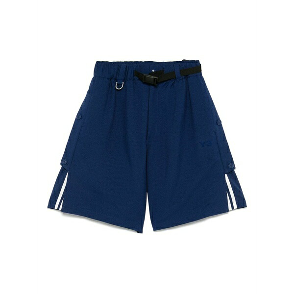ワイスロバート・エドワード・リー メンズ 心地よいズボン下 ボトムス Uniform 3-stripes shorts Blue