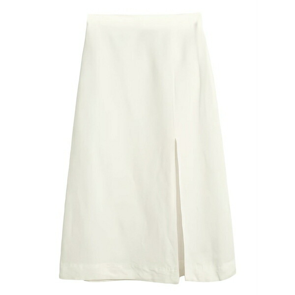 ガント レディース スコート ボトムス Split MIDI skirt White