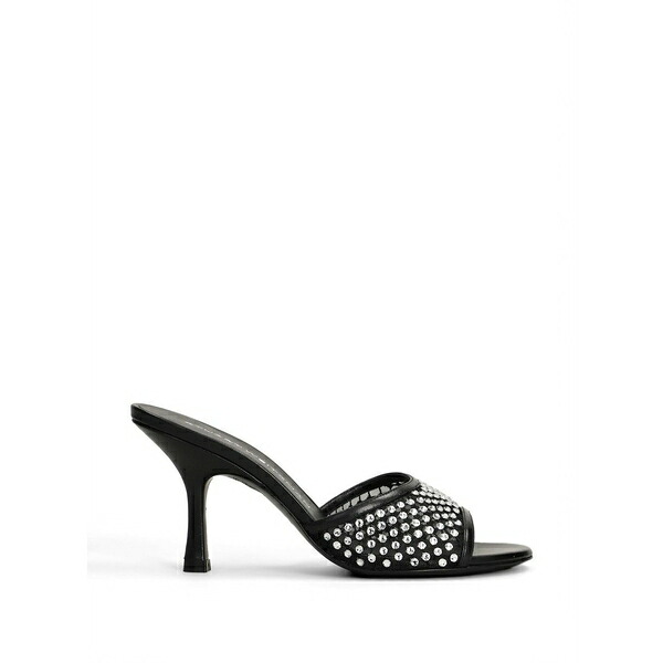 スチュアート ワイツマン レディース サンダル シューズ Bareitall crystal-embellished sandals Black