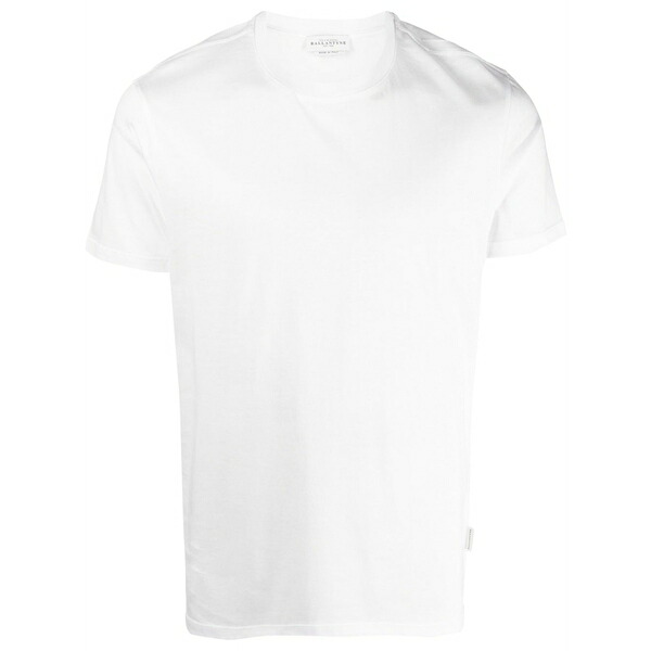 バランタイン メンズ ティーシャツ トップス Round neck cotton t-shirt White