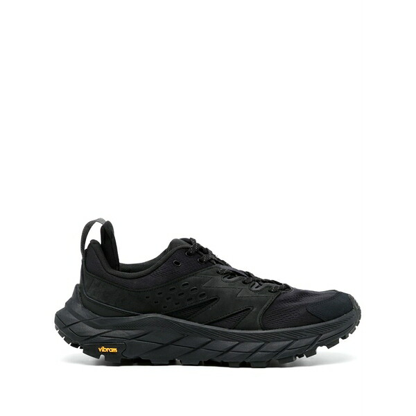 ホカオネオネ メンズ スニーカー シューズ Panelled low-top sneakers Black