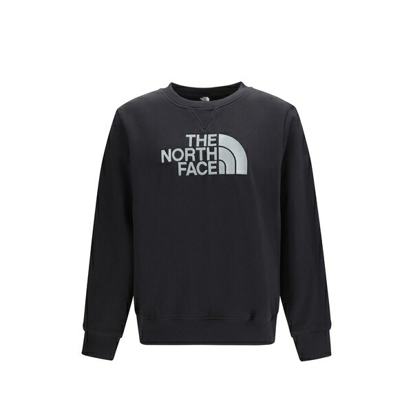 北の方人間の顔 メンズ パーカー・スウェットシャツ アウター Drew peak logo crew sweatshirt Black