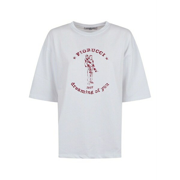 フィオルッチ レディース プルオーバー トップス Logo-print t-shirt White