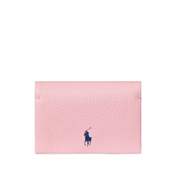 ラルフローレン レディース 紙入れ 付属品 Polo play leather wallet Pink