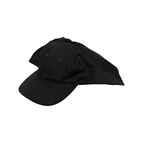 ラフ・シモンズ レディース 鳥打ち帽 付属物 Ear flap baseball cap Black