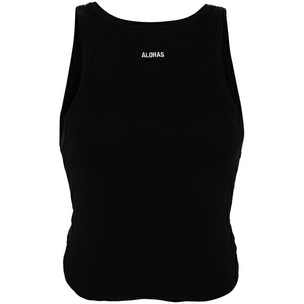 アロハス レディース カットソー トップス Dina cotton tank top Black