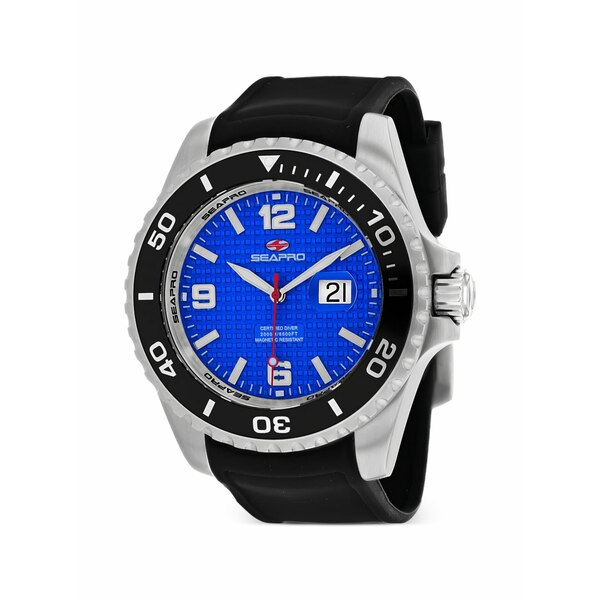 セアポロ メンズ ウオッチ 添え物 Abyss diver 44粍 watch Blue