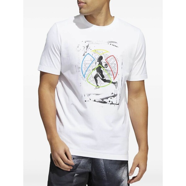アディダス メンズ ティーシャツ トップス X donovan mitchell xbox t-shirt  White