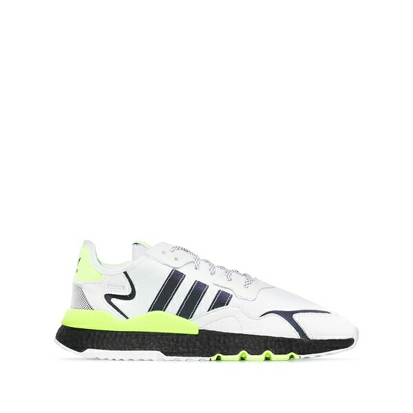 アディダス メンズ スニーカー シューズ Nite jogger sneakers White