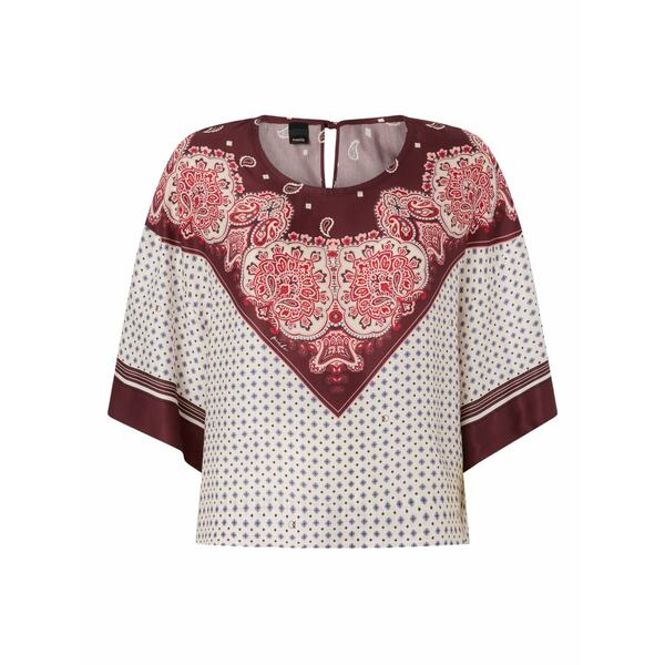 ピンコ レディース プルオーバー トップス Patterned tie top Neutrals